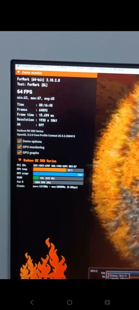 Placa de Vídeo RX 580 - Foto 3