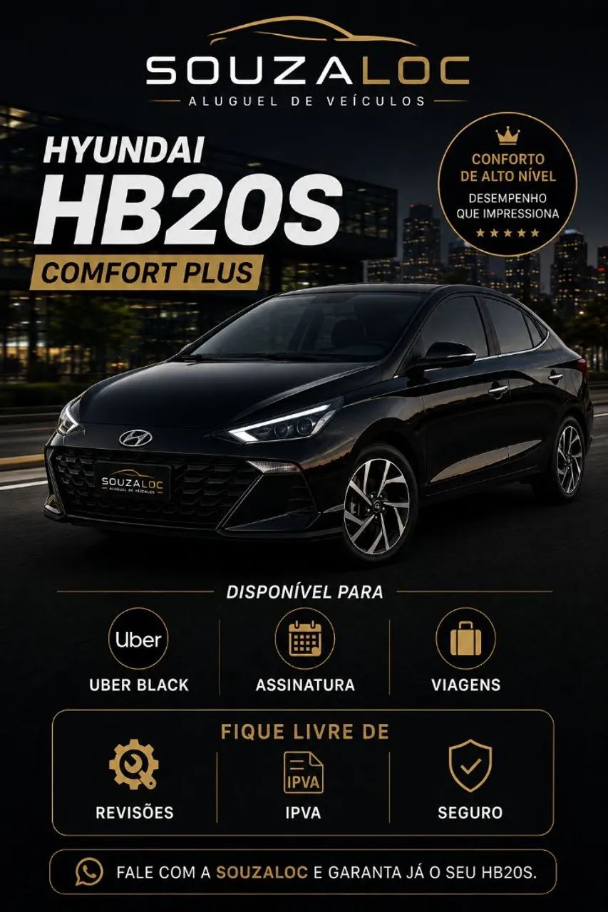 Hb20s disponível para LOCAÇÃO 