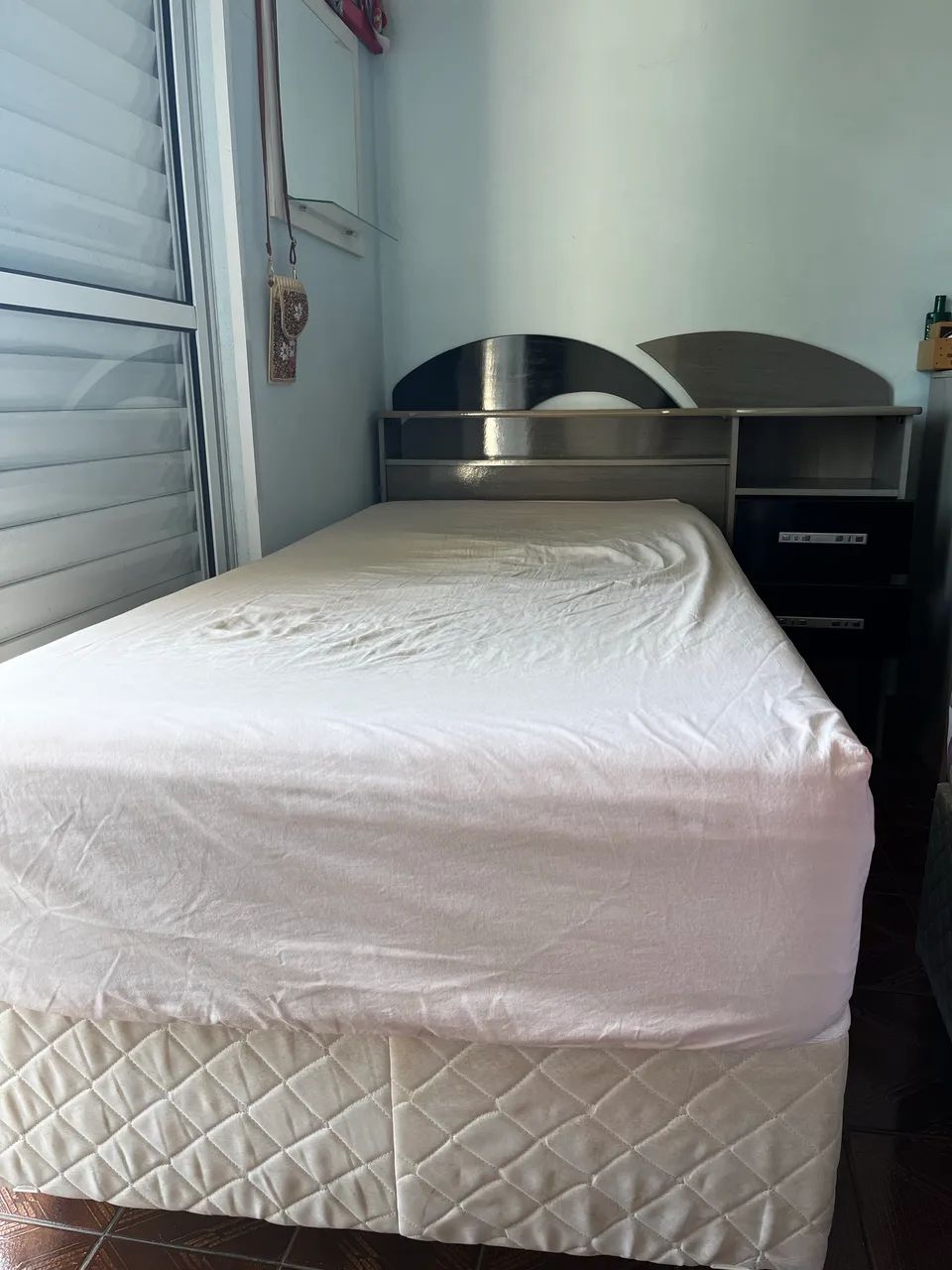 Cama de solteiro Luckspuma Bamboo