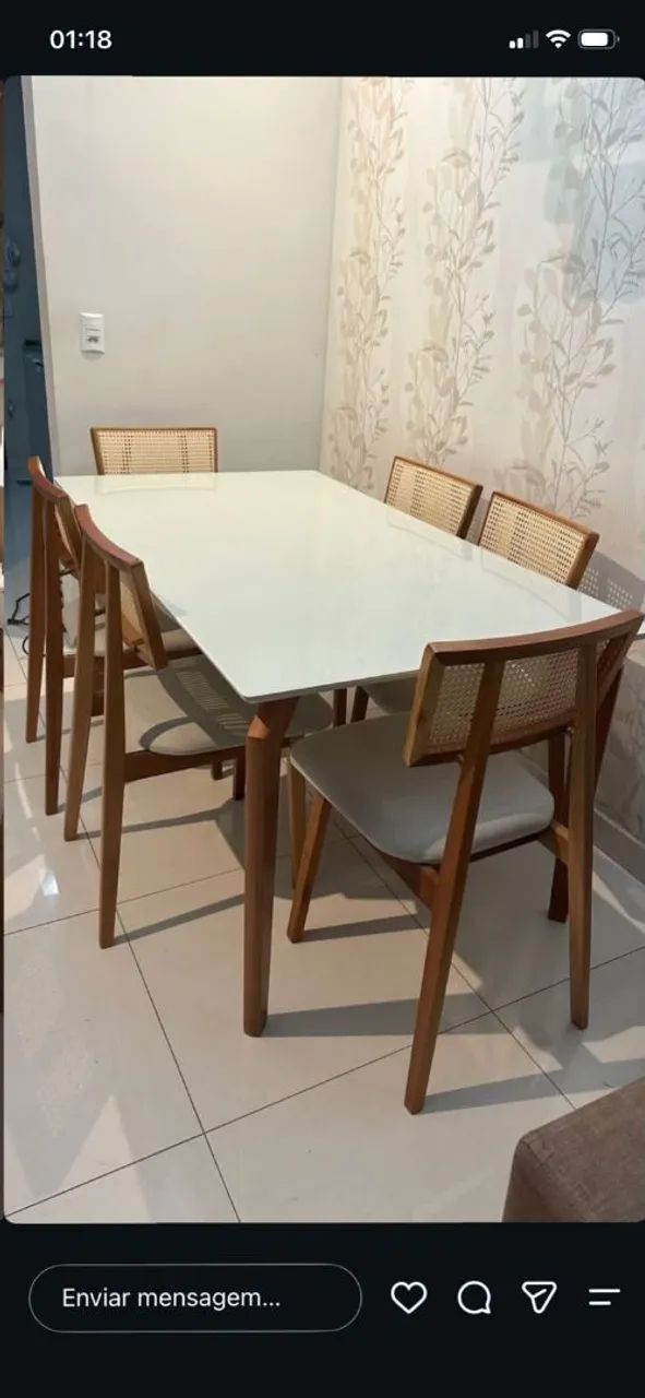 Mesa com cadeira MADEIRA MACICA 