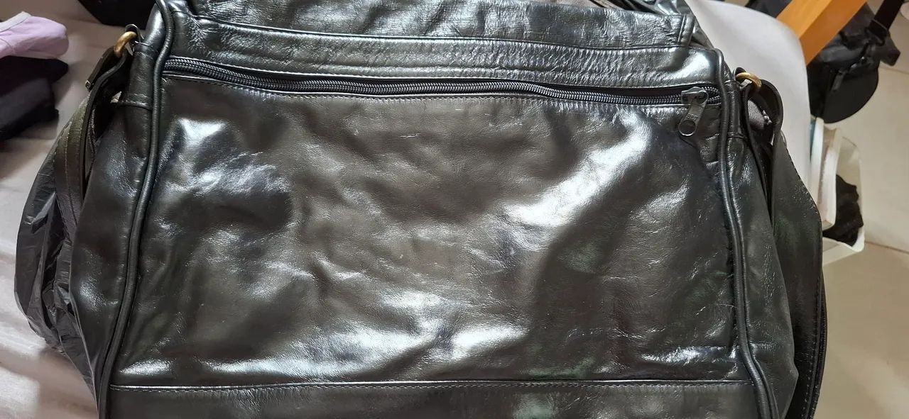 Bolsa carteiro couro 