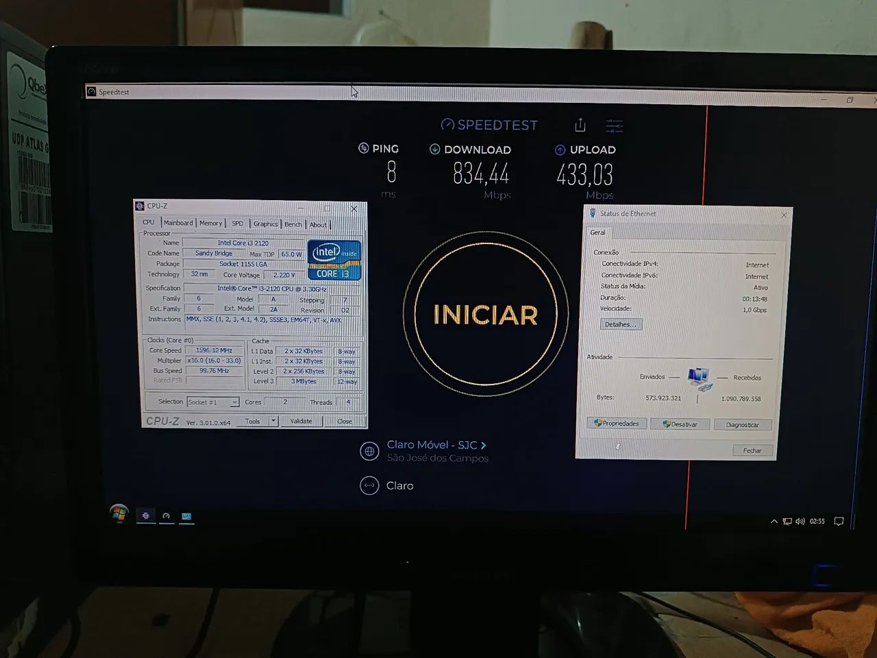 Computador i3 + 8GB Ram + 320GB HD Completo - Foto 4