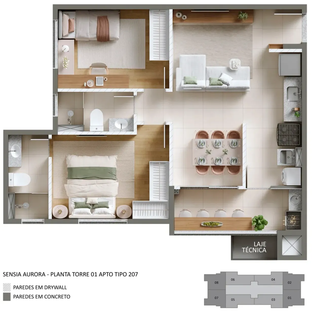 PLANTA 56m²