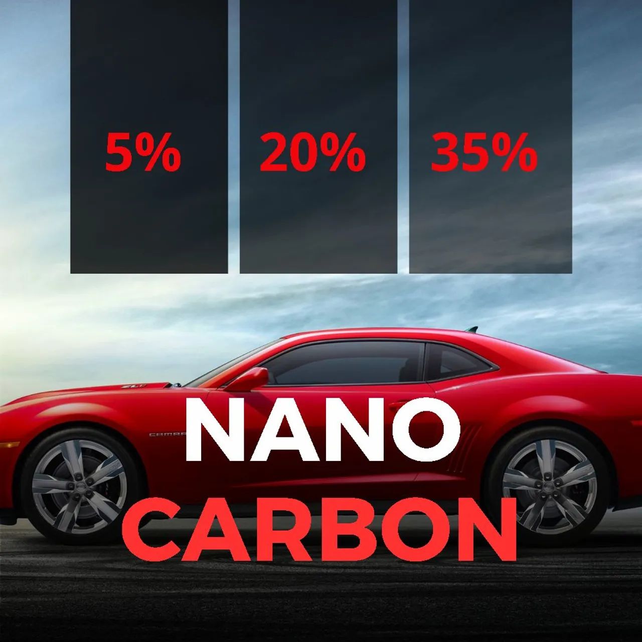 Insulfilm automotivo nano carbono 
