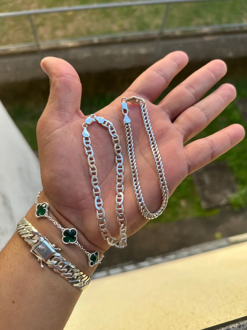 Pulseira prata 925 - Foto 2