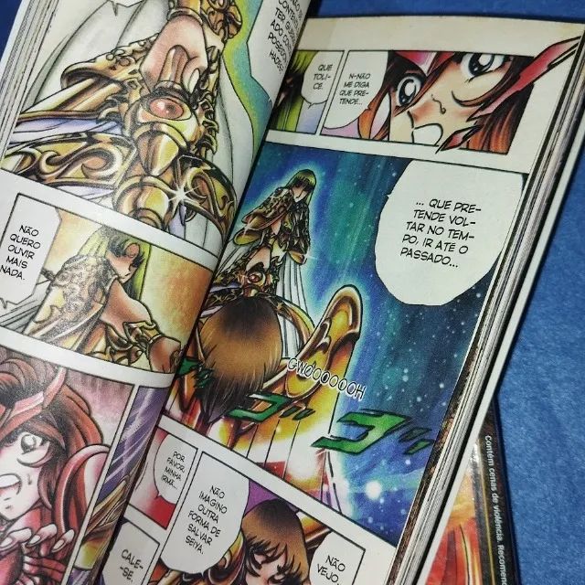 Cavaleiros do Zodíaco Next Dimension volumes 1 ao 5 - Mangá