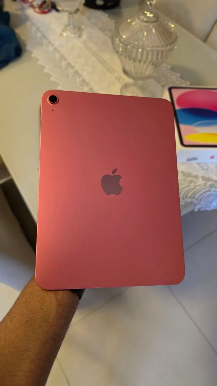 iPad 128GB Rosa - Completo e Original - Foto 4
