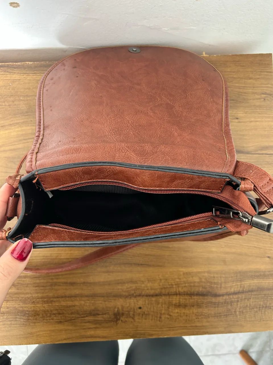 Bolsa pequena marrom - Foto 2