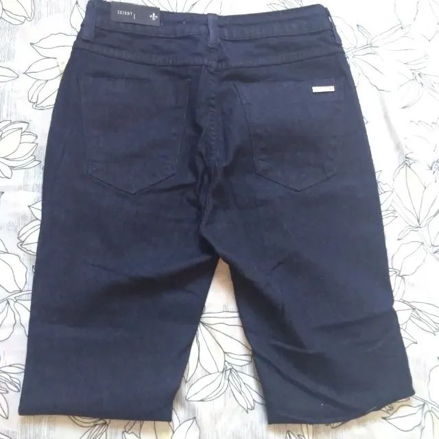Calça Jeans Feminina Preta da Dudalina (Nova) - Foto 2