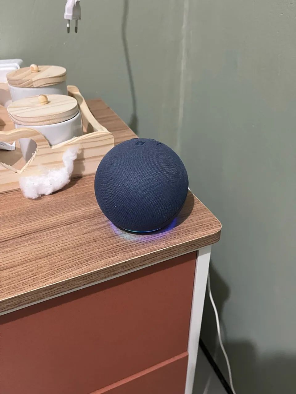  Alexa Amazon Echo Dot (5ª Geração) na cor Azul - Foto 2