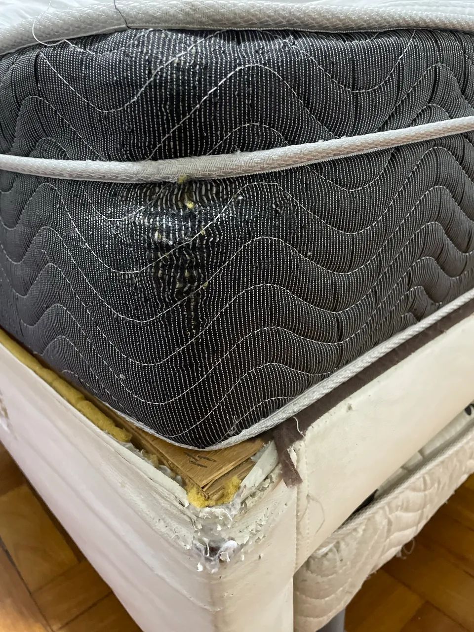 Cama Box Solteiro Ortobom com Cama Auxiliar + Colchão - Foto 3