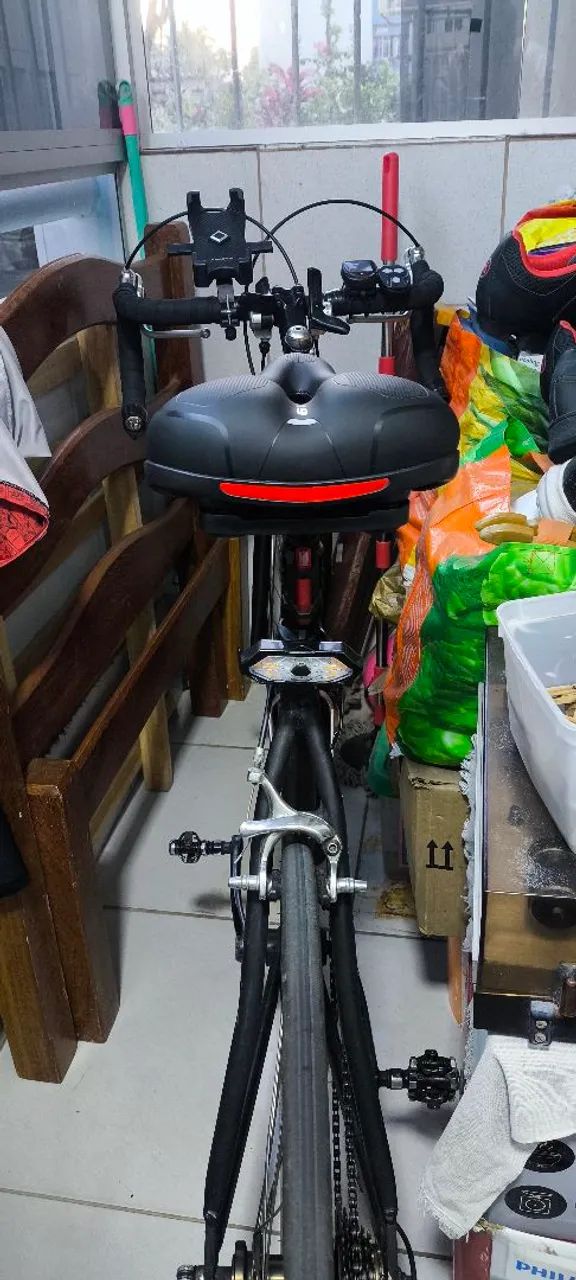 Bike Speed Caloi 10 com STI - Foto 4