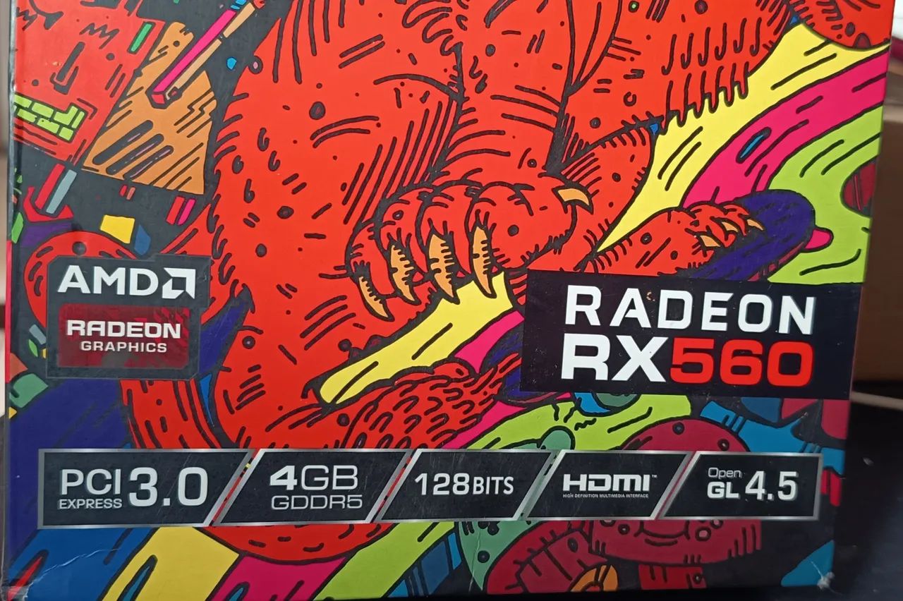 Placa de vídeo AMD 560 4Gb - Foto 2