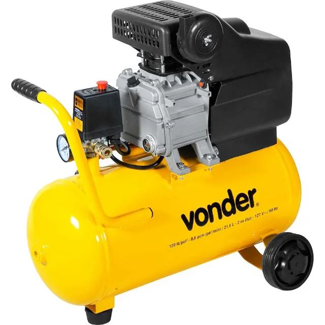 Motocompressor de ar, 8,0 pcm, 21,6 litros MCV 216 VONDER 