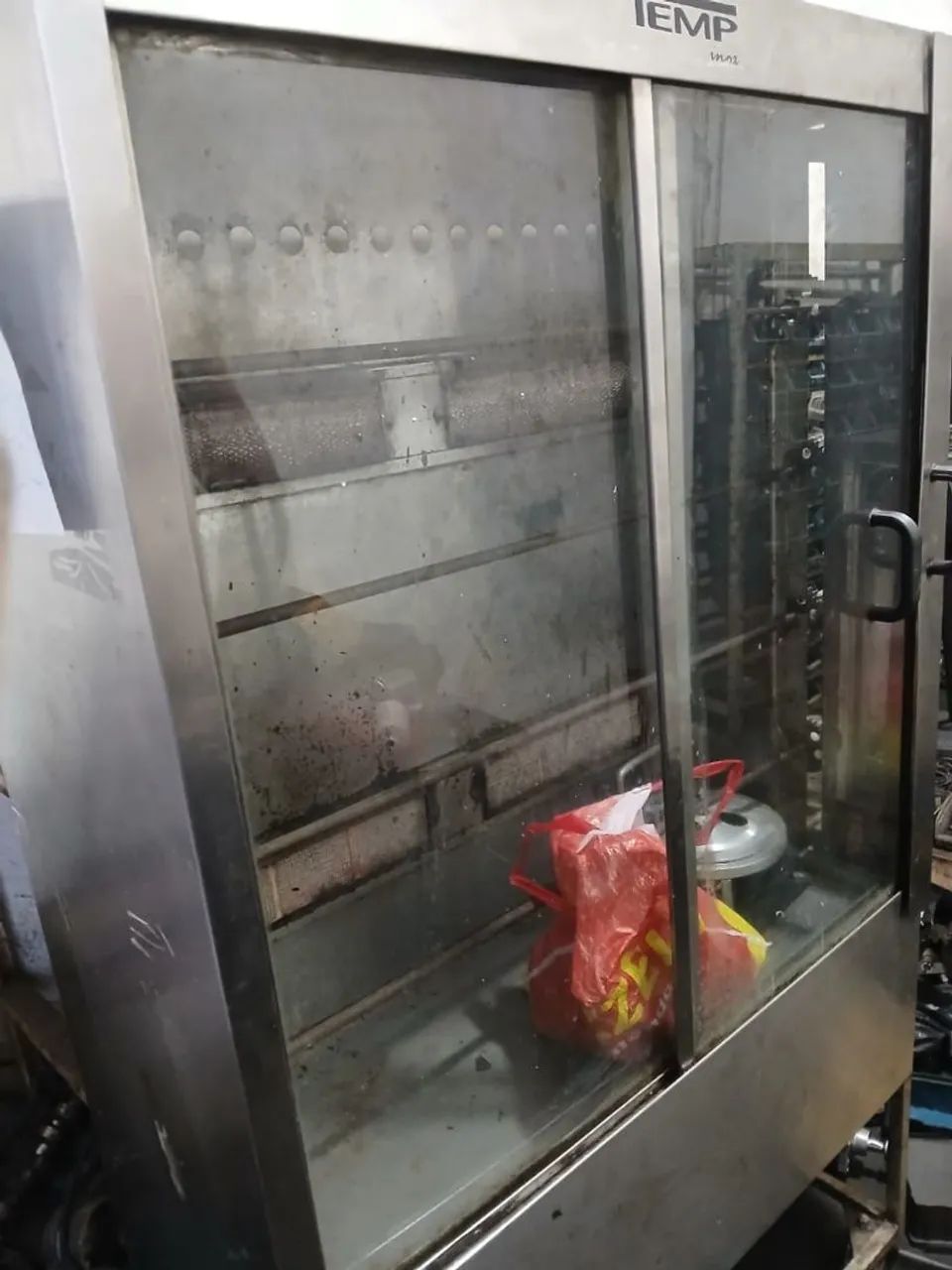 Assador de frango churrasqueira forno