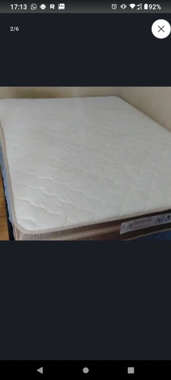 Colchão de casal usado só 1 mês  - Foto 5