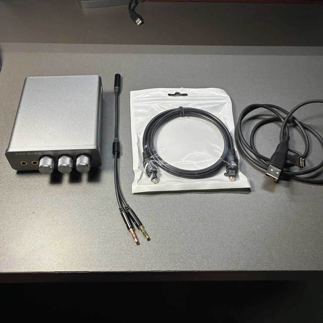 Amplificador e DAC de Fones Gamer Fosi Audio K5 PRO (Para PS5, PC e Mac) (Pronta Entrega) - Foto 2