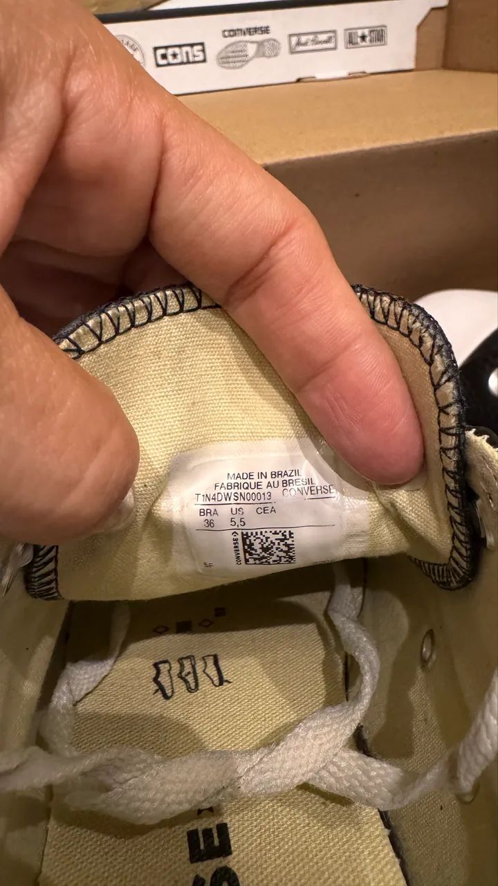 Vendo converse de couro n36  - Foto 5
