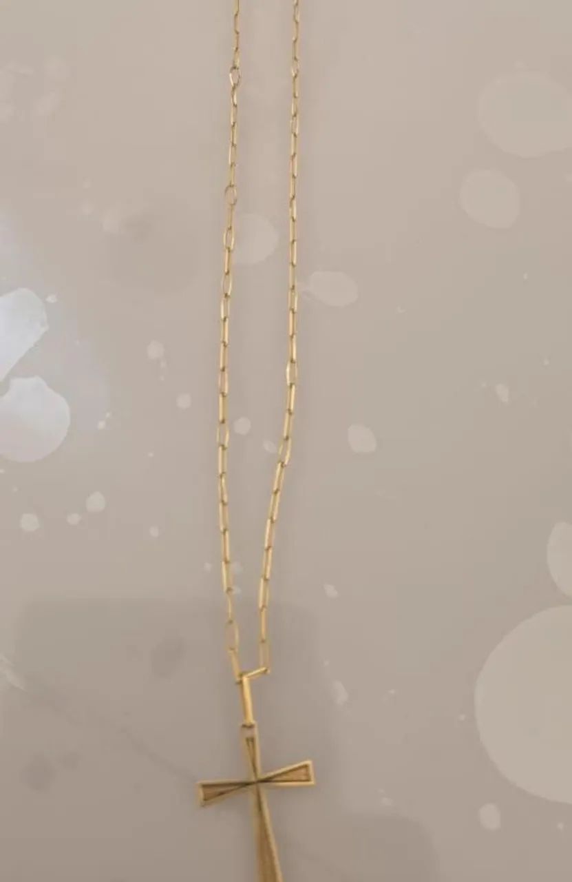 Correntinha e anéis em ouro 18k 