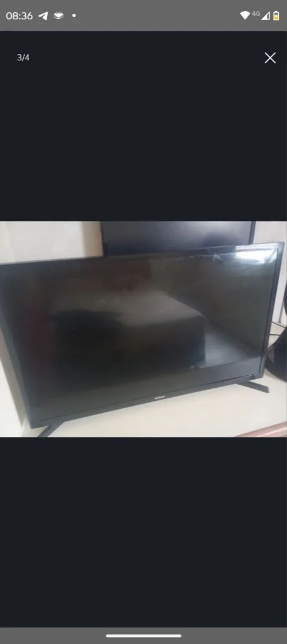 TV Samsung 32" com tela quebrada - Foto 3