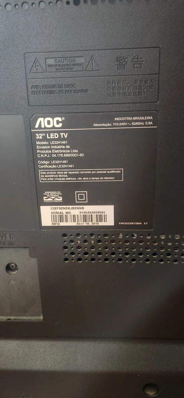 Televisão AOC 32" (não smart) - Foto 3