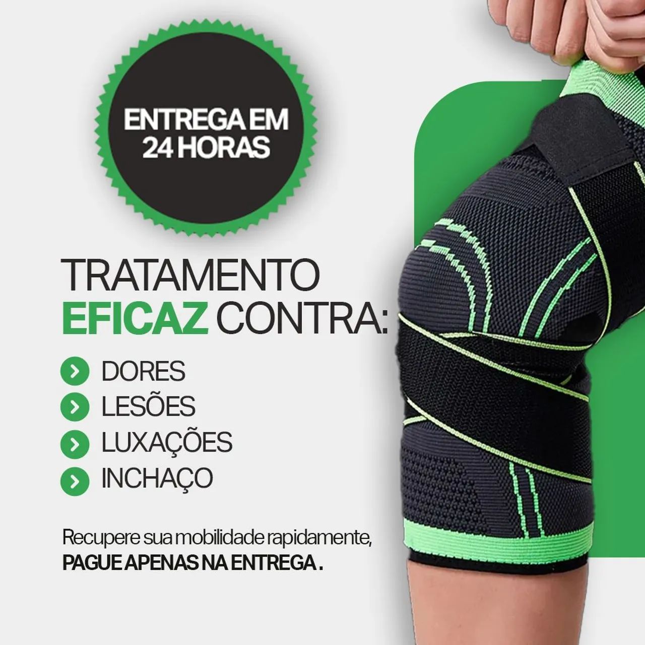 Um pá de  Joelheiras ortopédica de compressão Premium  - Foto 3