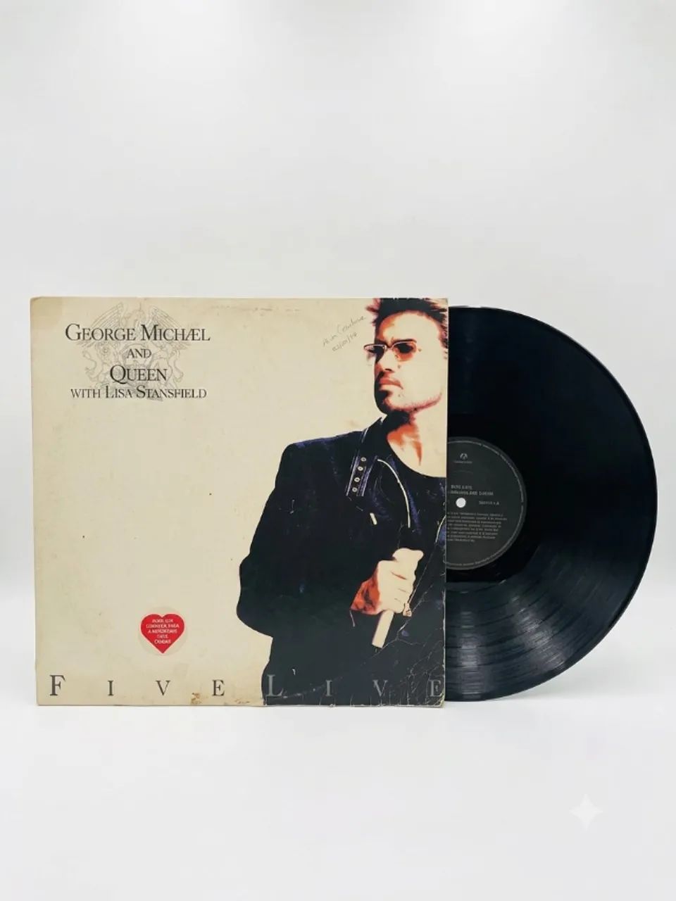 Disco De Vinil George Michael & Queen - Five Live (1993) Parlophone 