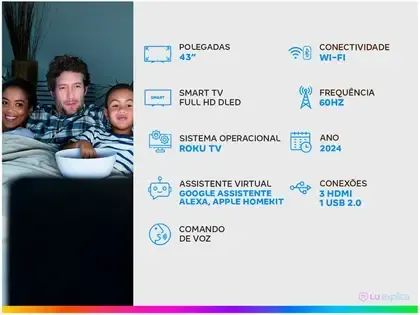 smart tv aoc 43 - Foto 2