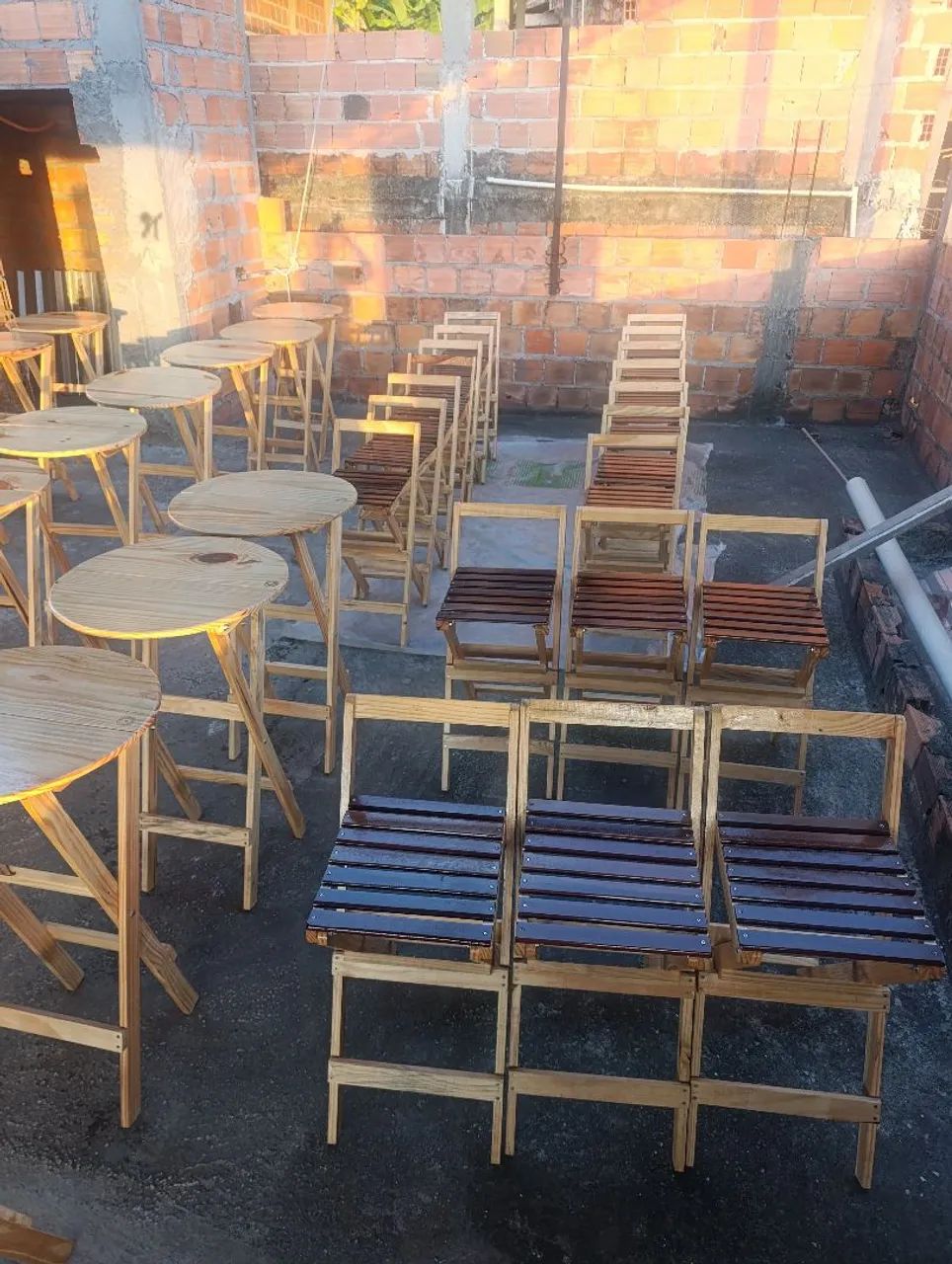 Mesa e banquetas (somos fabricante) - Foto 4