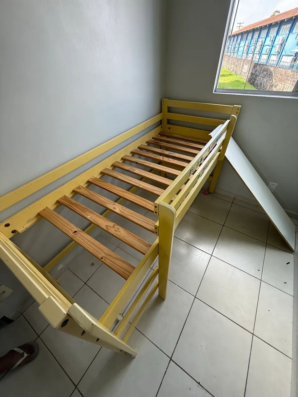 Cama Infantil Alta com Escorregador - Foto 2