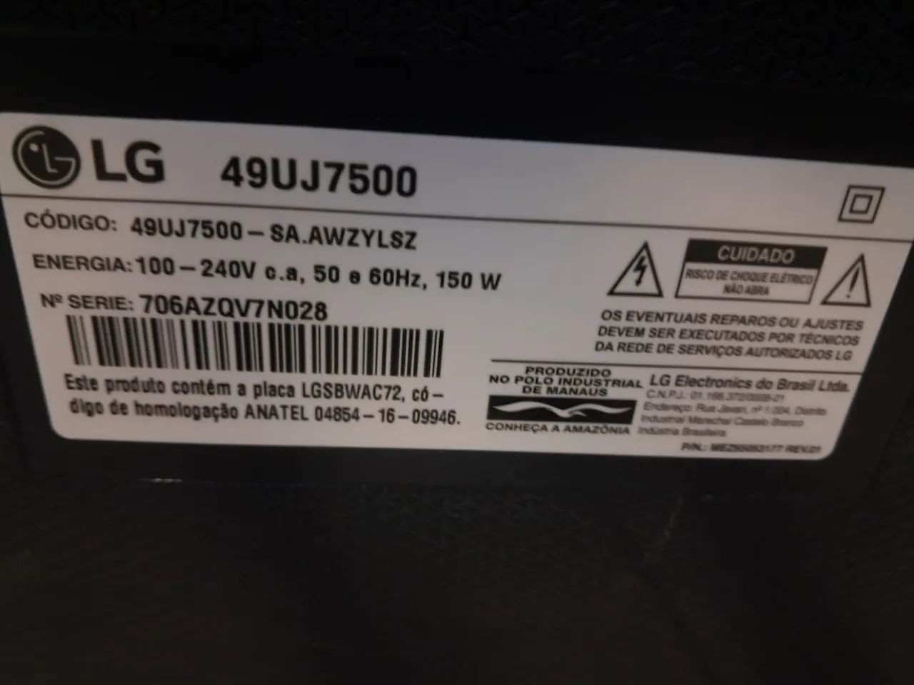 Tv Lg smart 49uj7500  - Foto 3