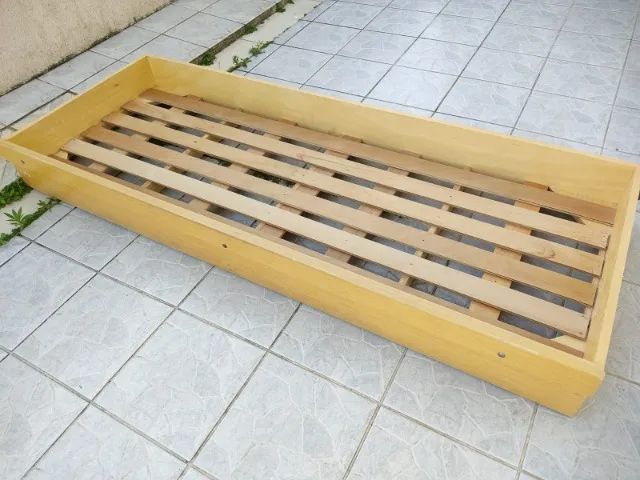 Cama Solteiro em compensado naval - Foto 2