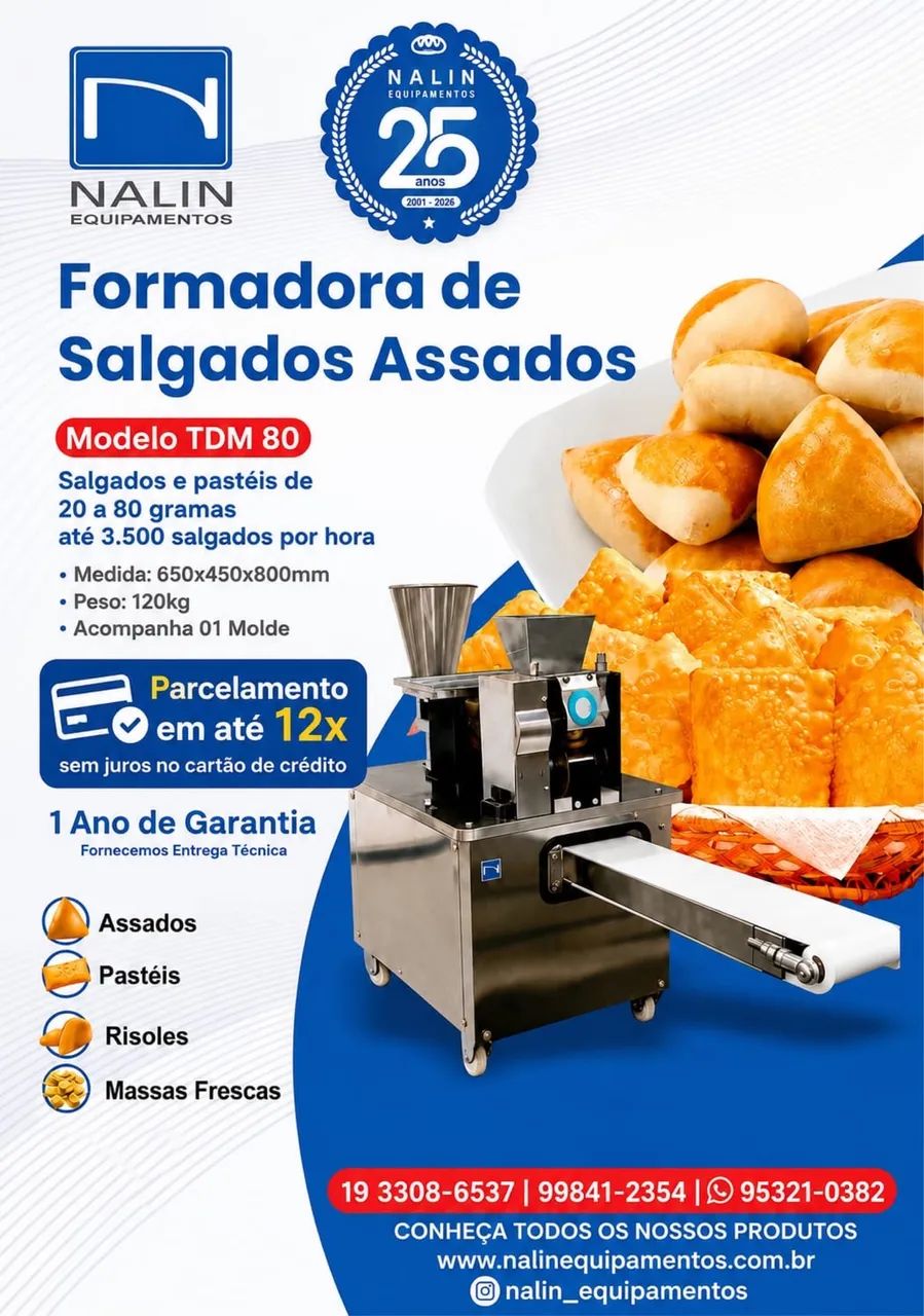 FORMADORA DE SALGADOS ASSADOS 