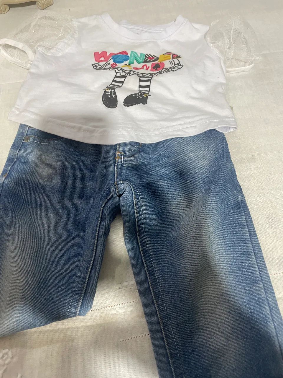 Calça e blusa infantil 2 anos