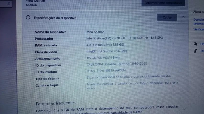 Notebook Positivo Intel Atom x5z8350 1.44GHZ - ideal para estudos e tarefas básicas