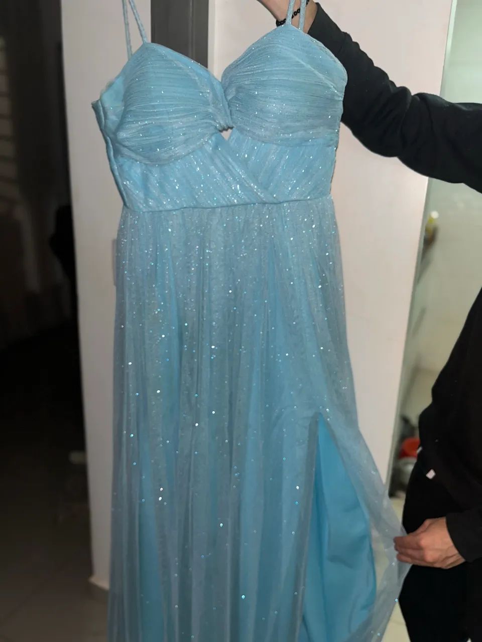 VESTIDO FORMATURA AZUL 