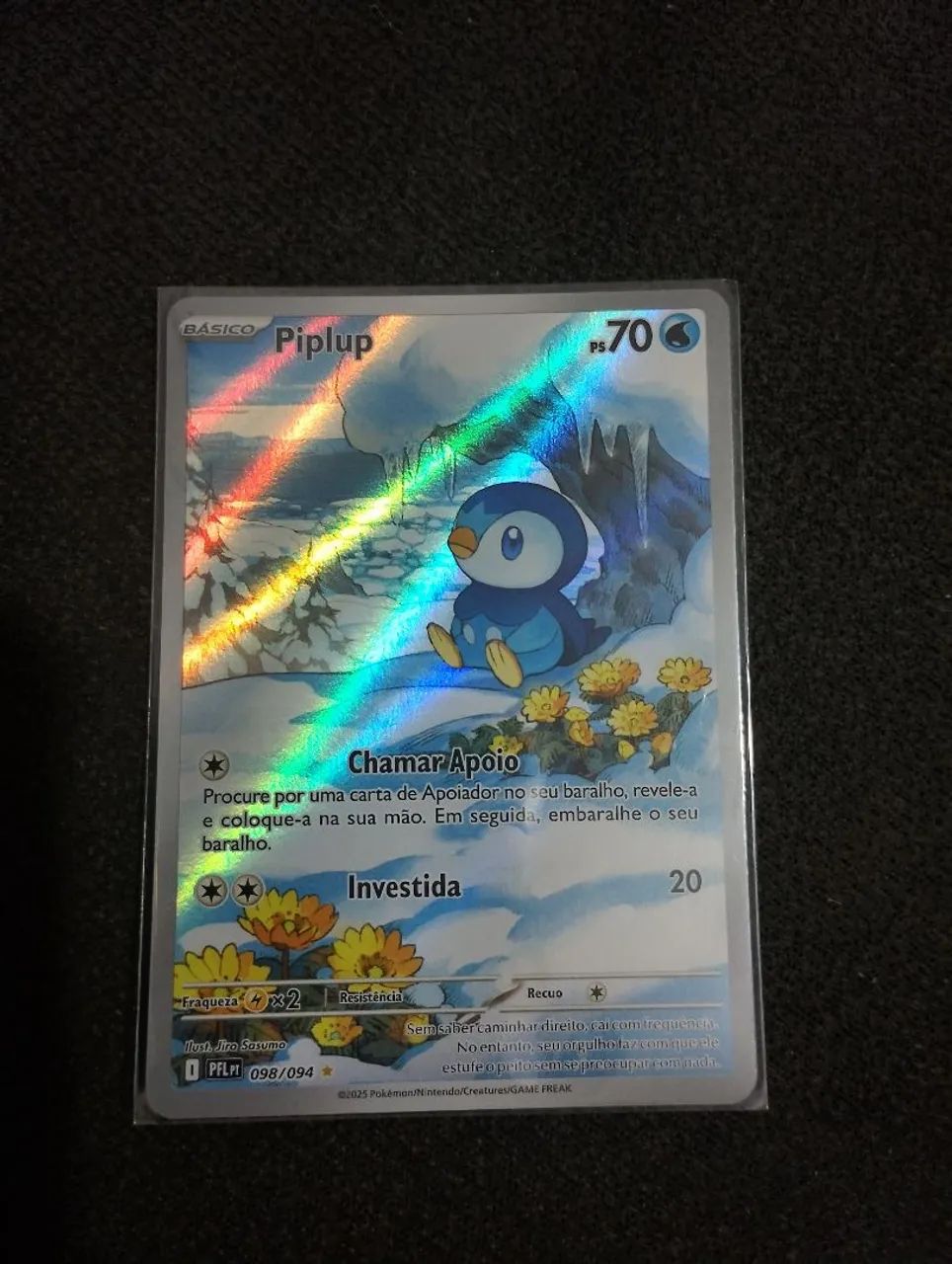 Card pokémon Piplup Full art