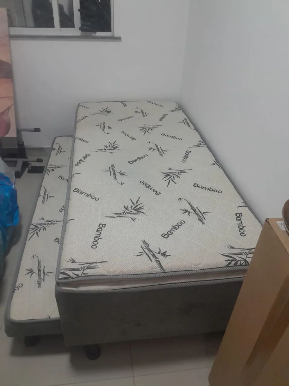 Cama Solteiro com Auxiliar