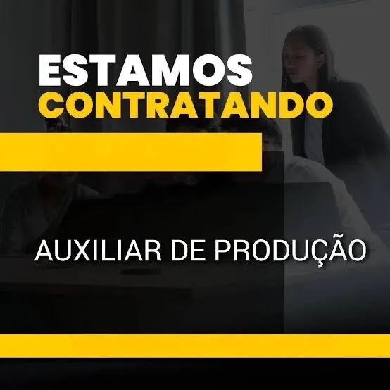 Vaga auxiliar de produção 