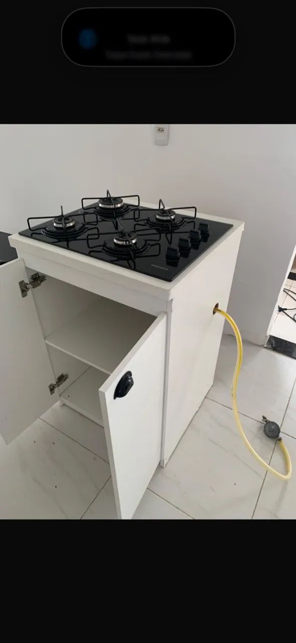 Fogão Cooktop  com armário  - Foto 2