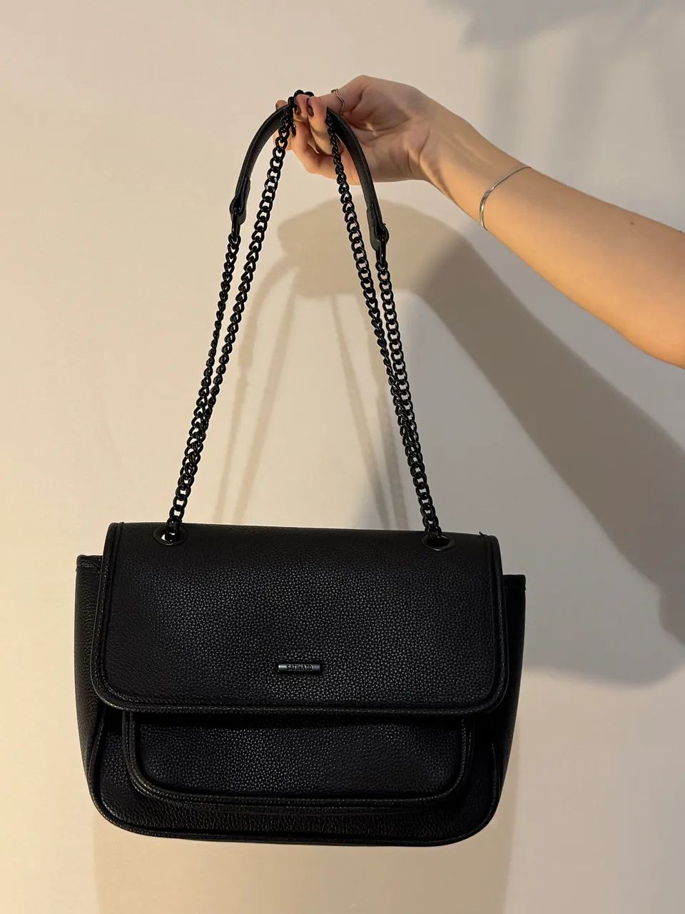 Bolsa preta Satinato