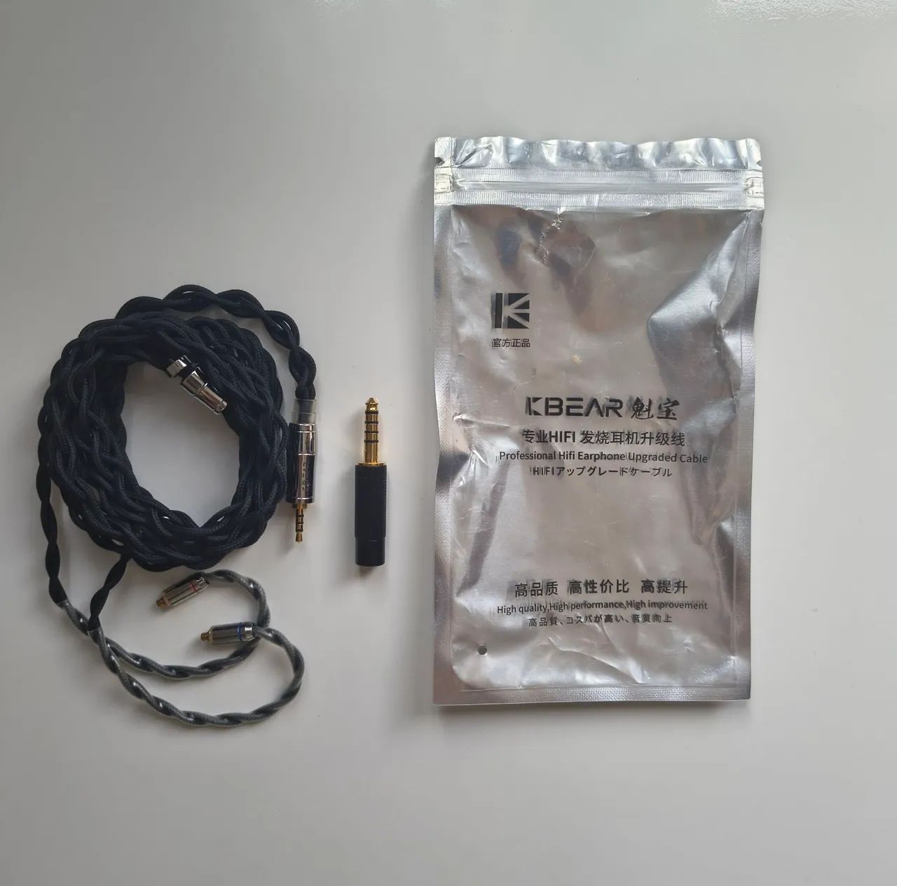 Cabos balanceados 2 pin e MMCX - Foto 4