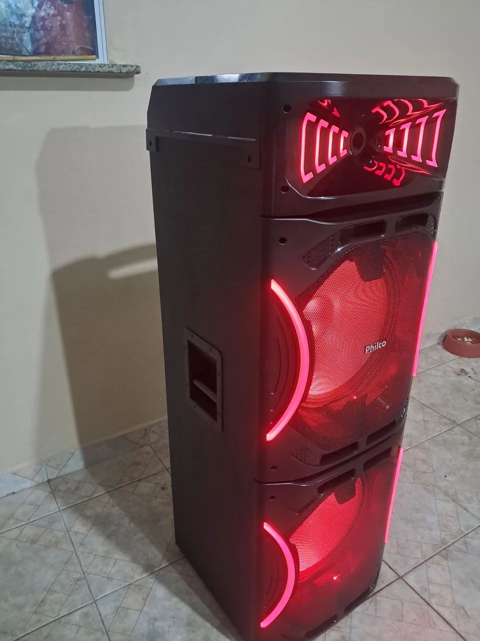 Caixa amplificada philco modelo pcx 35000 3.500 w