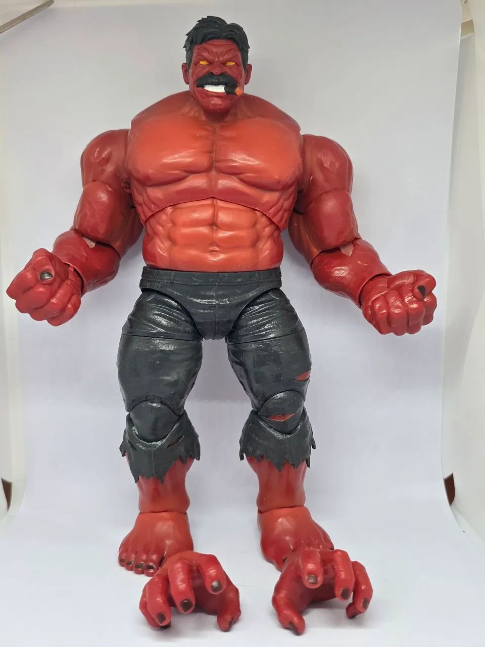 MARVEL LEGENDS HULK VERMELHO TADEU ROSS BOOTLEG 