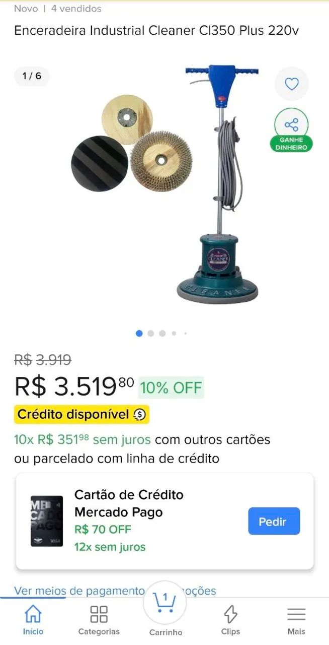 Enceradera Industrial Cleaner CL 350 PLUS - Bivolt - Profissional e Super Conservada - Foto 6