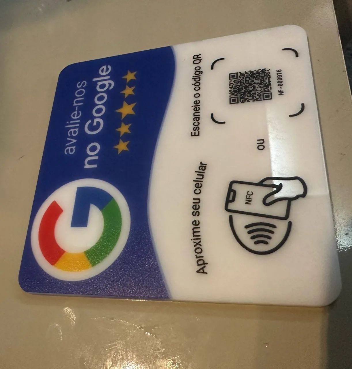Placa NFC e Qrcode - Google Review - Foto 2