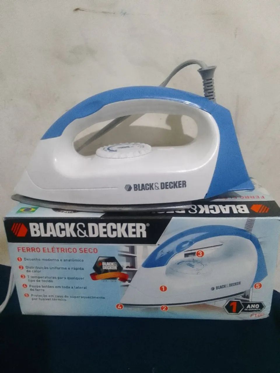 Ferro Elétrico  Seco - Black & Decker 