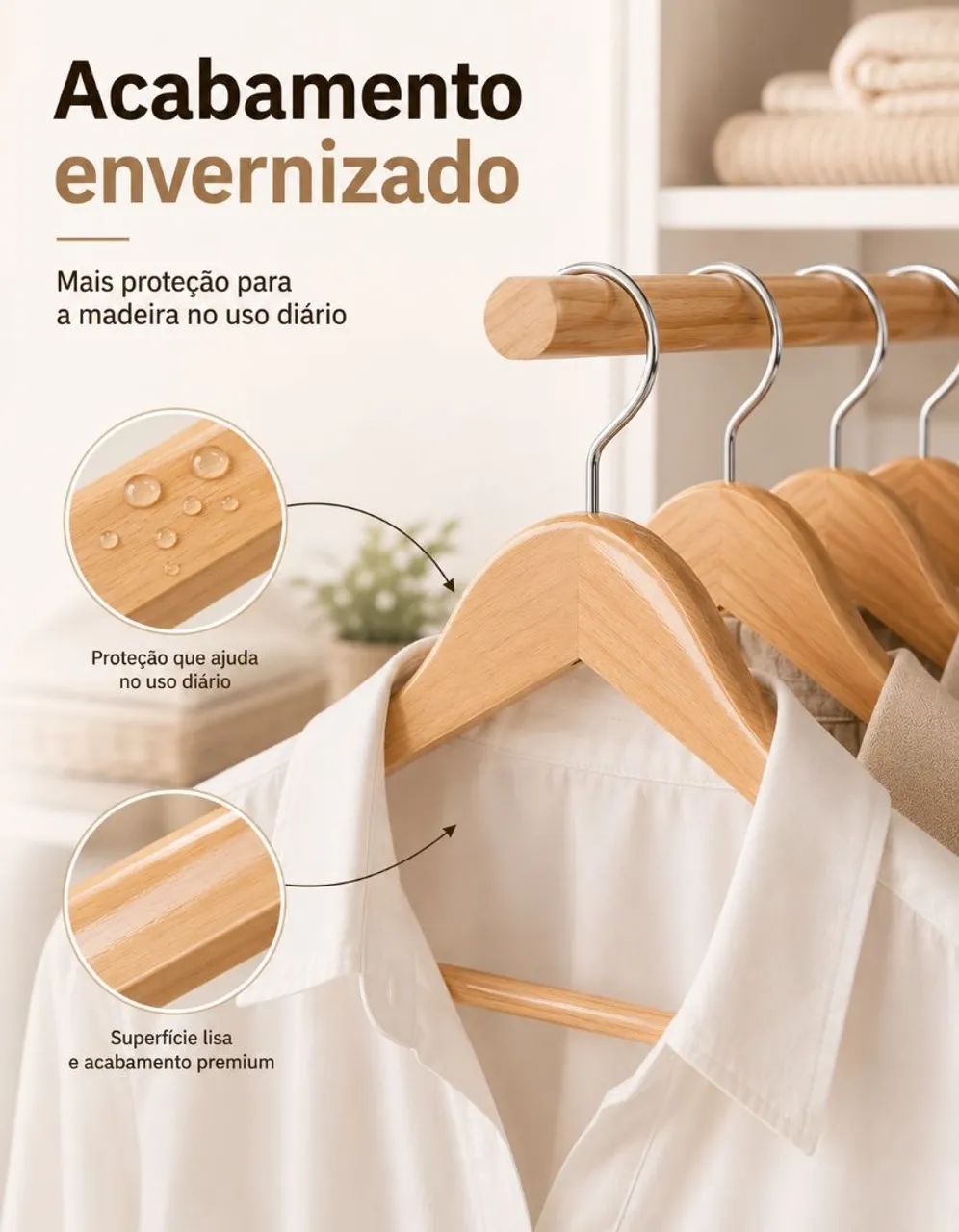 Kit 54 Cabides Wincy - Foto 4