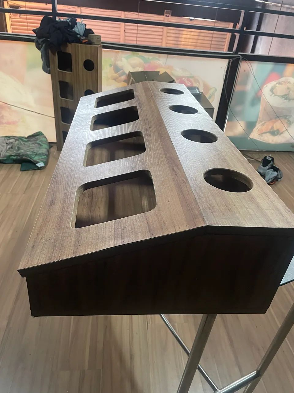 Suporte de Mdf para caldas e completo de açaí e sorvetes 