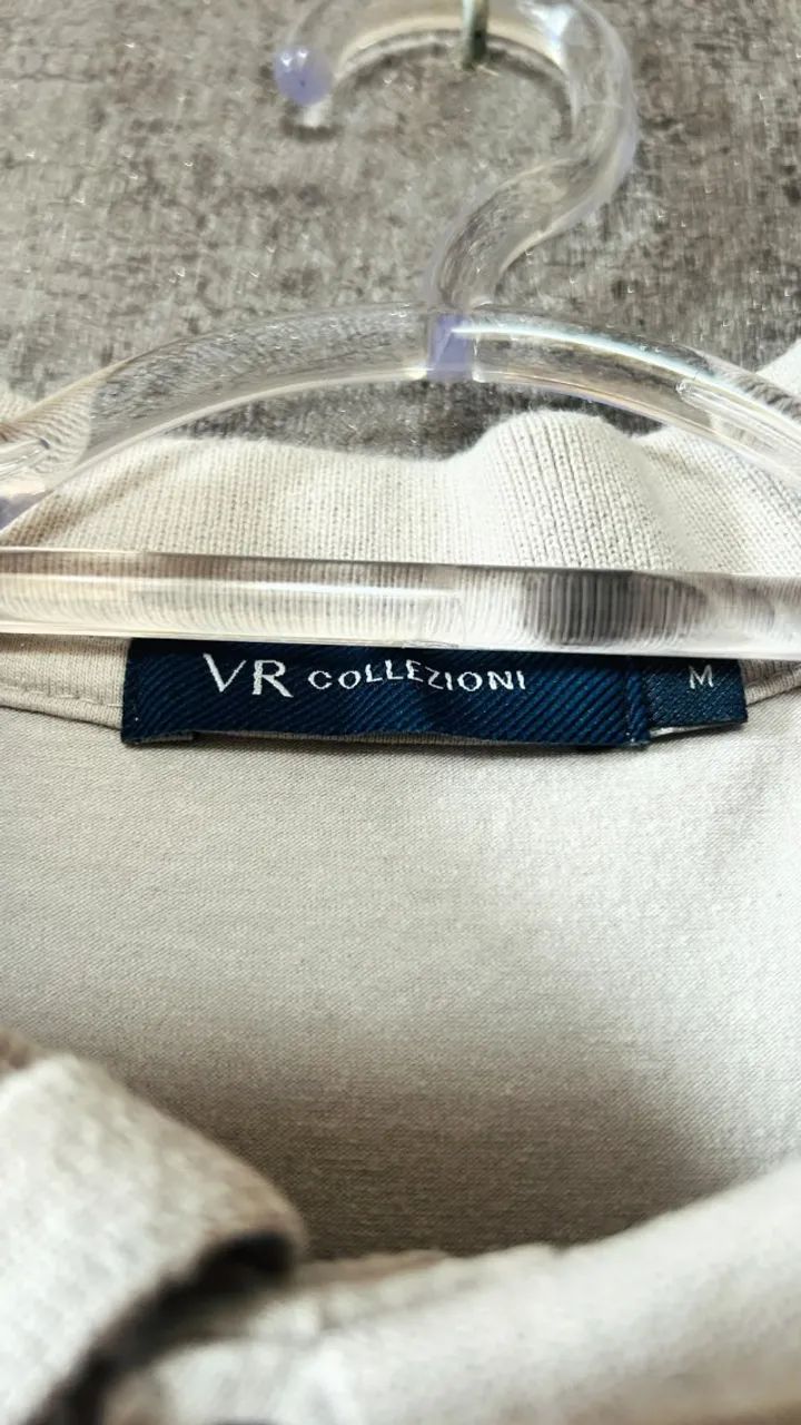 Camisa Polo VR Bege - Foto 2